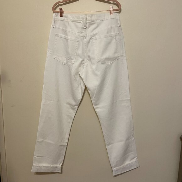 🔥 J. Crew | Slouchy Boyfriend Jean in White 30 Tall NWT - Picture 6 of 6